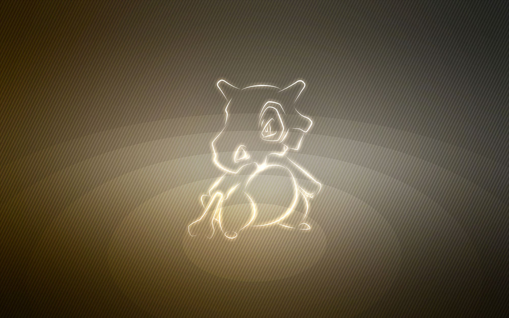 Обои для рабочего стола Cubone / Кубон из аниме Pokemon / Покемон, by Senzune