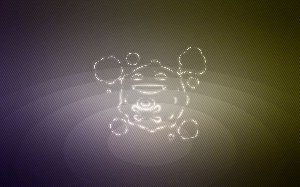Обои для рабочего стола Koffing / Коффинг из аниме Pokemon / Покемон, by Senzune