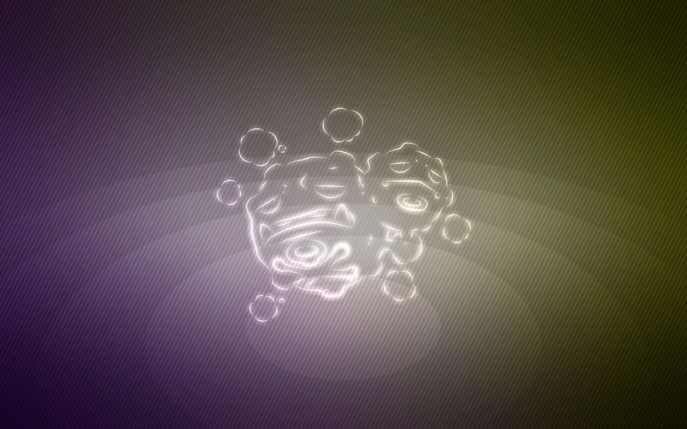 Обои для рабочего стола Weezing / Визинг из аниме Pokemon / Покемон, by Senzune