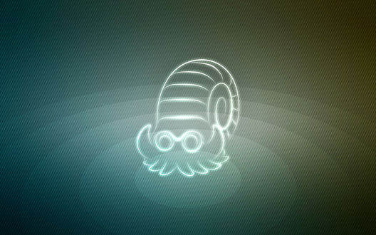 Обои на рабочий стол Omanyte / Оманайт из аниме Pokemon / Покемон, by Senzune
