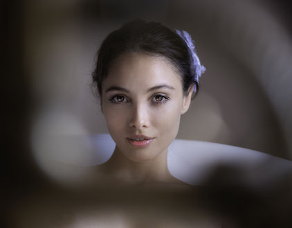 Обои на рабочий стол Портрет девушки Татьяны, by Joachim Bergauer