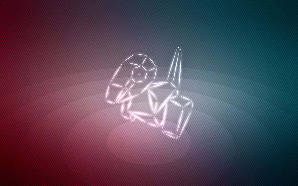 Обои для рабочего стола Porygon / Поригон из аниме Pokemon / Покемон, by Senzune