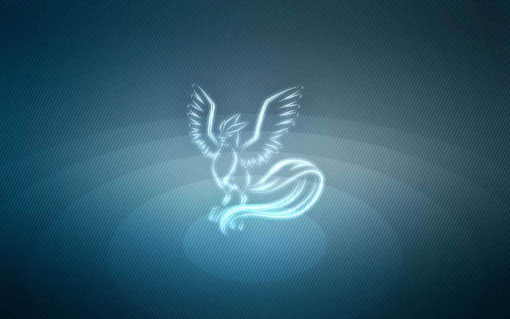 Обои для рабочего стола Articuno / Артикуно из аниме Pokemon / Покемон, by Senzune