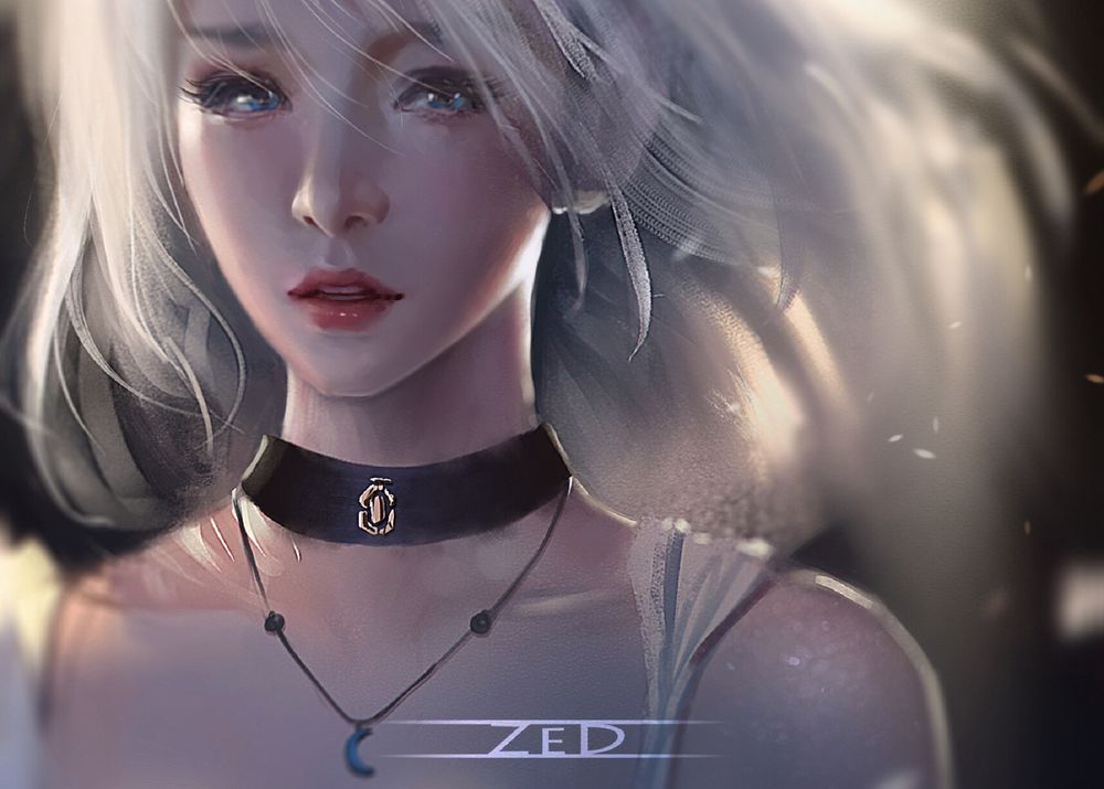 Обои для рабочего стола Lunafreya / Лунафрейя из игры Final Fantasy XV / Последняя фантазия XV, by Trung Bui