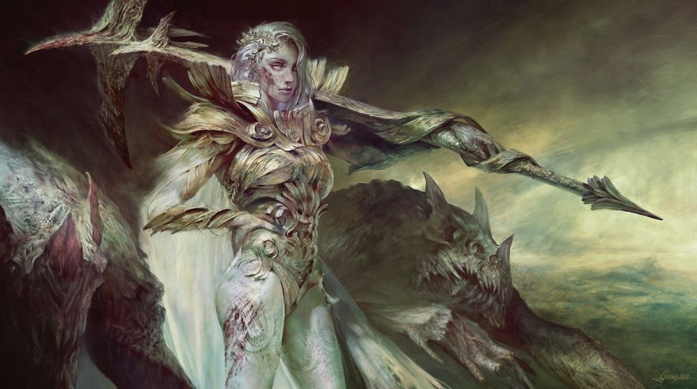 Обои для рабочего стола Goblin Queen / Королева Гоблинов, by Christophe Young