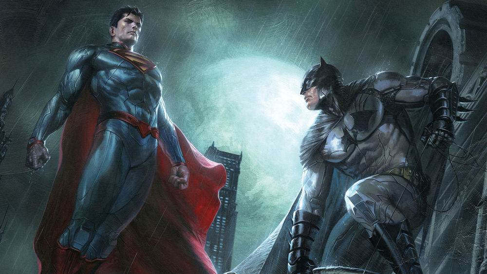 Обои для рабочего стола Batman v Superman / Бэтмен против Супермена из комиксов компании Марвел / Marvel