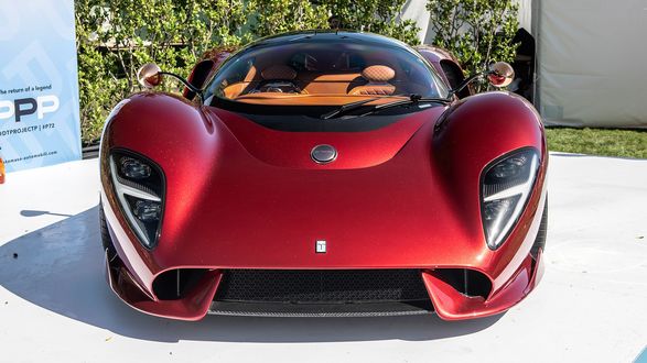 Обои на рабочий стол В год 60-летия знаменитая марка De Tomaso представила первый после возрождения компании автомобиль, 1 из 72 моделей - De Tomaso P72, 2019 года