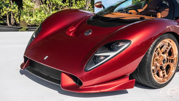 Обои на рабочий стол В год 60-летия знаменитая марка De Tomaso представила первый после возрождения компании автомобиль, 1 из 72 моделей - De Tomaso P72, 2019 года