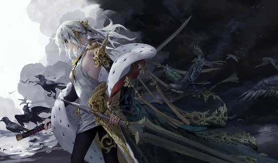 Обои на рабочий стол Veloce Visrin / Велоче Висрин из манги Carciphona / Карсифона, by shilin