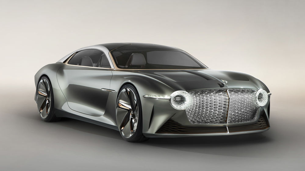 Обои для рабочего стола Серый авто Bentley EXP 100 GT Concept 2019
