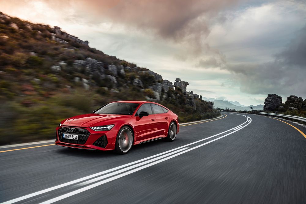Обои для рабочего стола Audi AG немецкая компания в составе концерна Volkswagen Group построили новый Audi RS7 Sportback, 2019 года