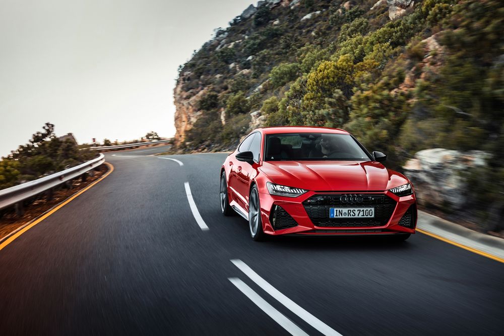 Обои для рабочего стола Audi AG немецкая компания в составе концерна Volkswagen Group построили новый Audi RS7 Sportback, 2019 года
