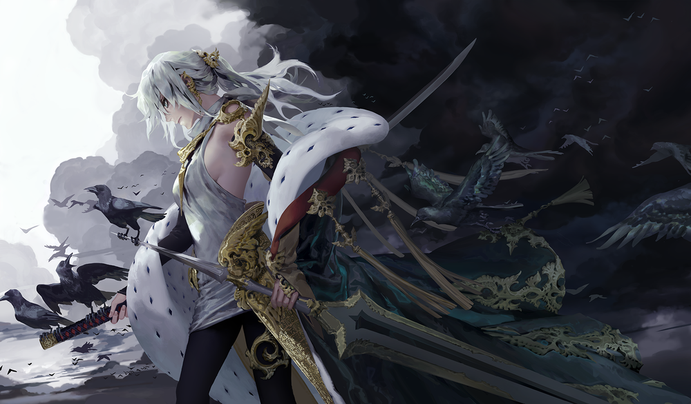 Обои для рабочего стола Veloce Visrin / Велоче Висрин из манги Carciphona / Карсифона, by shilin