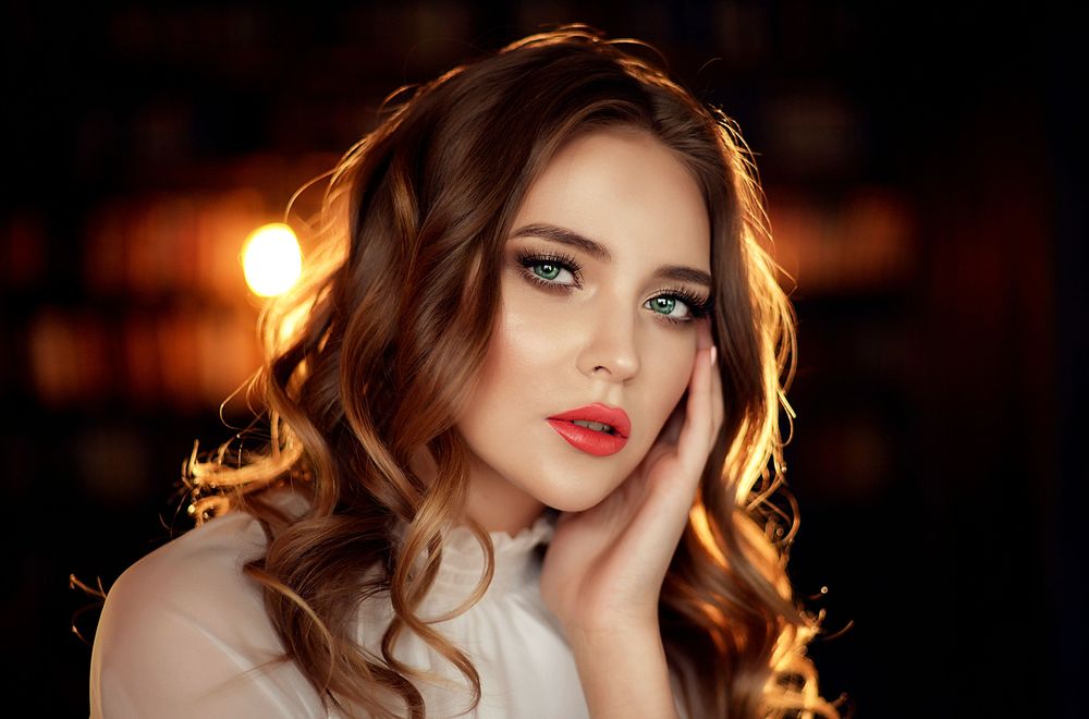 Обои для рабочего стола Модель Алена Карпова, фотограф Евгений Мельничук