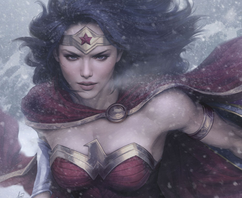 Обои для рабочего стола Diana / Диана из фильма Wonder Woman / Чудо-Женщина, by Artgerm