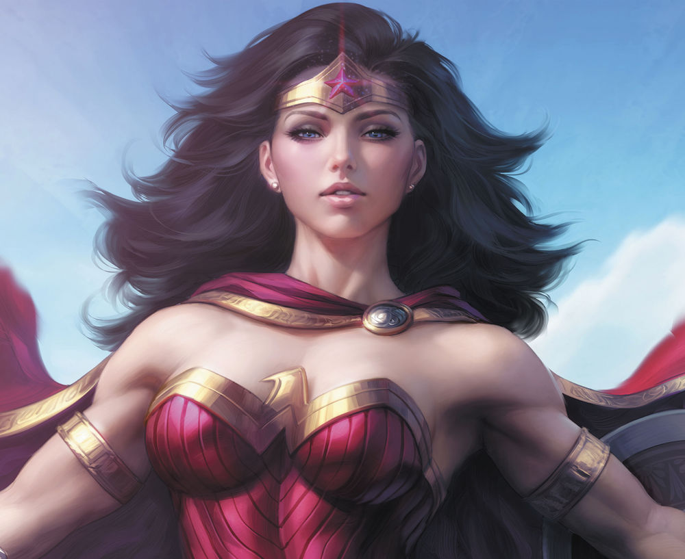 Обои для рабочего стола Diana / Диана из фильма Wonder Woman / Чудо-Женщина, by Artgerm