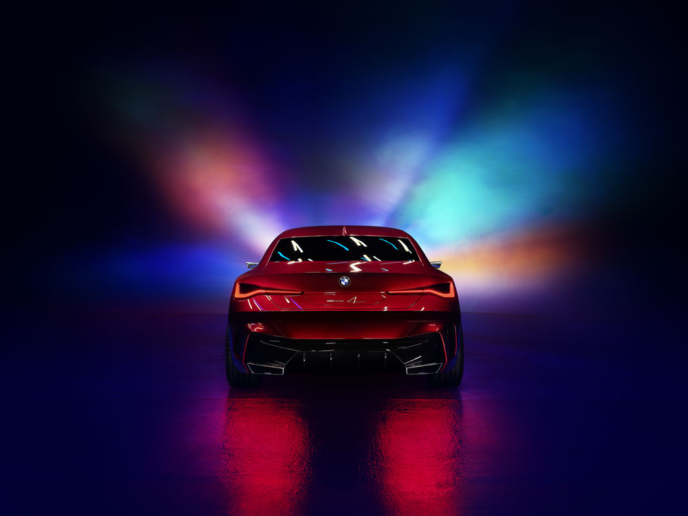 Обои для рабочего стола Красный BMW Concept 4 2019