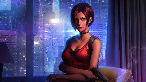 Обои на рабочий стол Персонаж Ada Wong / Ада Вонг из игры Resident Evil / Обитель зла