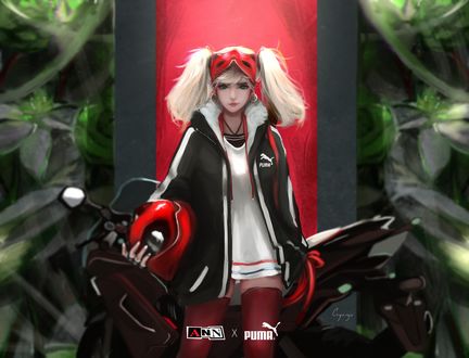Обои на рабочий стол Ann Takamaki / Анн Такамаки из аниме Persona 5 the Animation / Персона 5, by gynryo