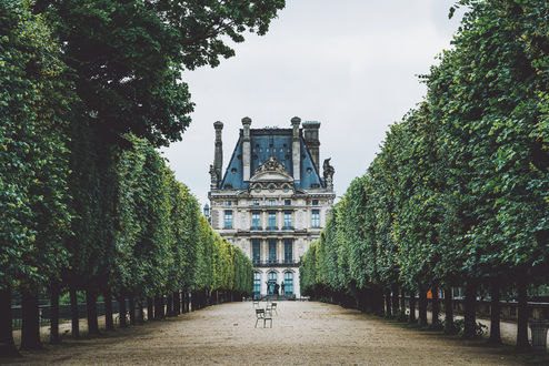 Обои на рабочий стол Jardin de tuileries / Сад Тюильри в Париже, by Daniel Casson