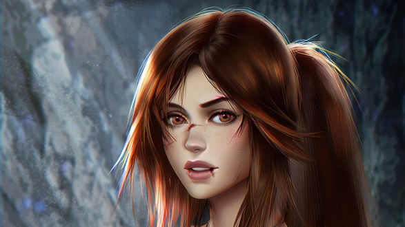 Обои на рабочий стол Lara Croft / Лара Крофт из игры Tomb Raider / Расхитительница гробниц, by Prywinko