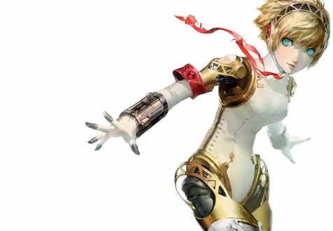 Обои на рабочий стол Aigis / Айгис из аниме Персона 3 / Persona 3, by Soejima Shigenori