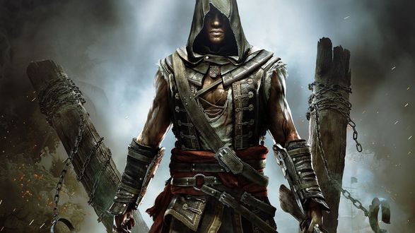 Обои на рабочий стол Adewale / Адевале из игры Assassins Creed: Freedom Cry / Кредо Убийцы: Крик свободы