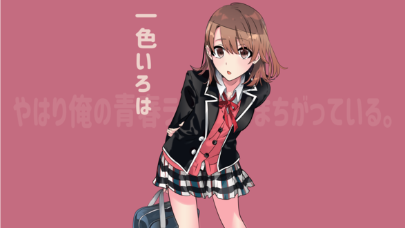 Обои на рабочий стол Iroha Isshiki / Ироха Ишики из аниме Yahari Ore no Seishun Love Comedy wa Machigatteiru. Zoku / Как и ожидалось, моя школьная романтическая жизнь не удалась 2, by Heroxyz