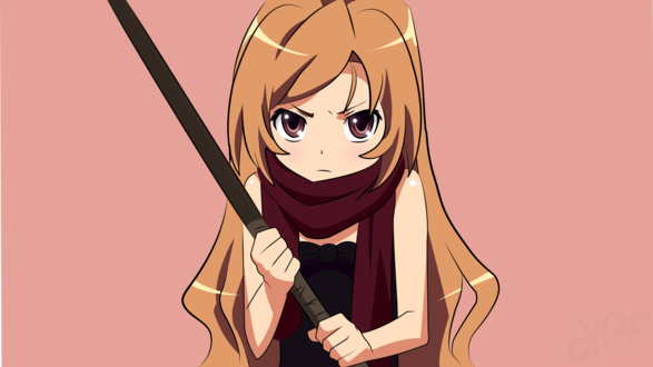 Обои на рабочий стол Aisaka Taiga / Тайга Айсака из аниме Toradora!/ Торадора!