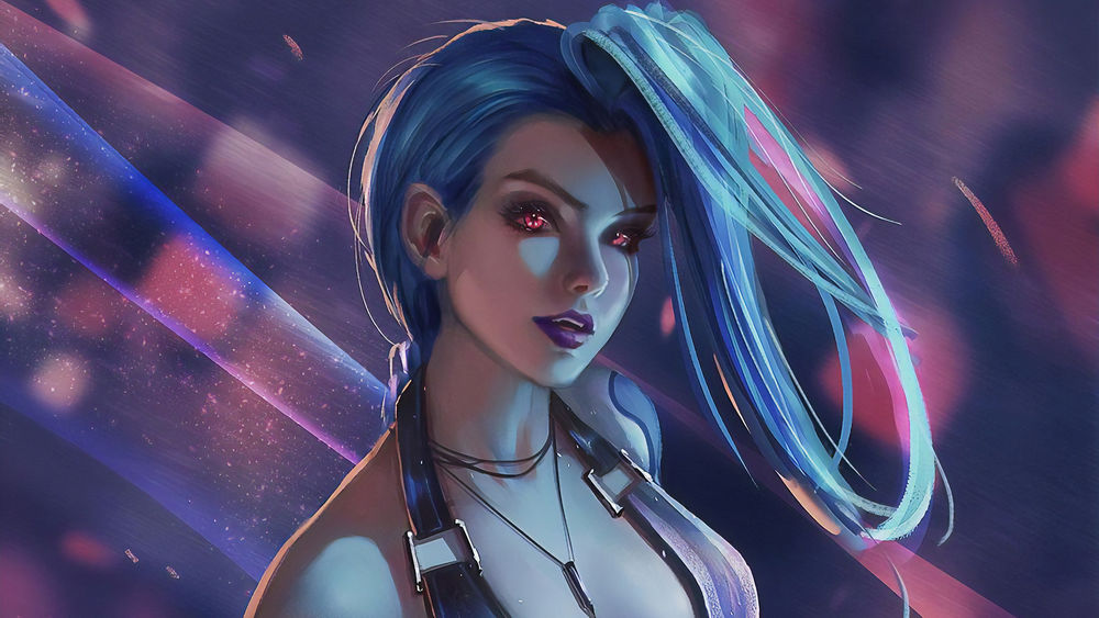Обои для рабочего стола LeBlanc / Ле Блан - персонаж игры League of Legends / Лига Легенд