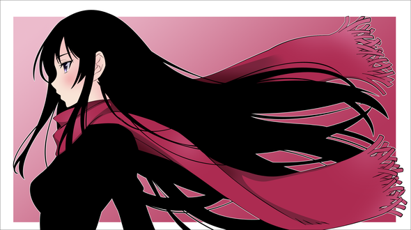 Обои на рабочий стол Sayuki Kuroda / Саюки Курода из аниме Shoujo-tachi wa Kouya wo MezasuДевушки, покоряющие новые горизонты, by Coccineus