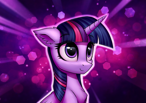 Обои на рабочий стол Twilight Sparkle / Сумеречная Искорка из мультсериала My Little Pony: Friendship is Magic / MLP:FiM / Мой маленький пони: Дружба – это чудо, by ConnieTheCasanova
