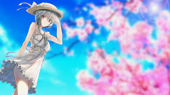 Обои на рабочий стол Ayanami Rei / Рей Аянами из аниме Evangelion / Евангелион, by Tiago81584