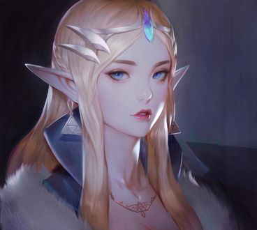 Обои на рабочий стол Принцесса Zelda / Зельда из серии игр The Legend of Zelda, by Zeronis