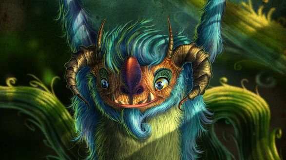 Обои на рабочий стол Cказочный дракон, by Rolo Pinterpixel