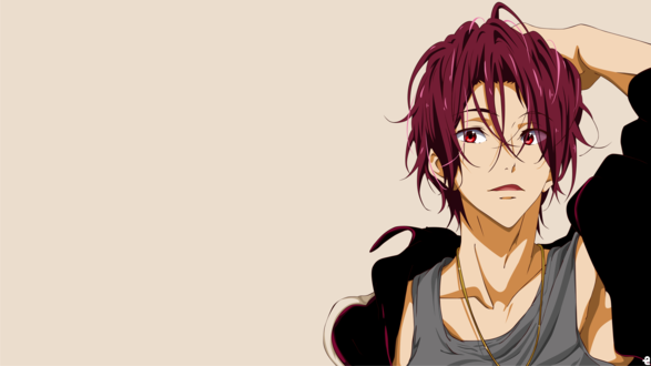 Обои на рабочий стол Rin Matsuoka / Рин Мацуока из аниме Free!/Вольный стиль, by noerulb