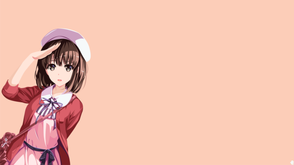 Обои на рабочий стол Megumi Katou / Мэгуми Като из аниме Saenai Heroine no Sodatekata / Как воспитать героиню из обычной девушки, by noerulb