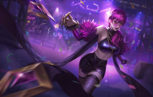 Обои на рабочий стол Evelynn / Эвелинн из игры League of Legends / Лига Легенд, by qin hao