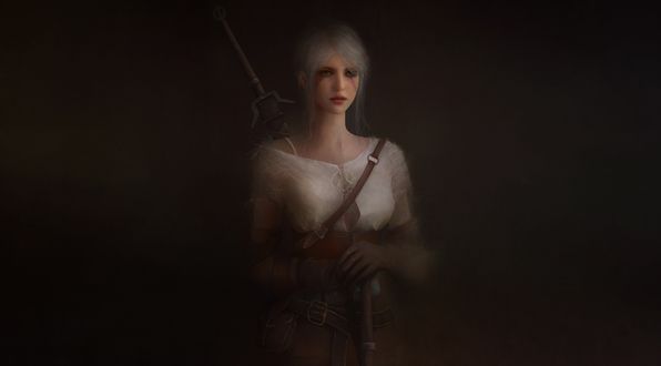 Обои на рабочий стол Ciri / Цирилла из игры The Witcher / Ведьмак, by ARIES s
