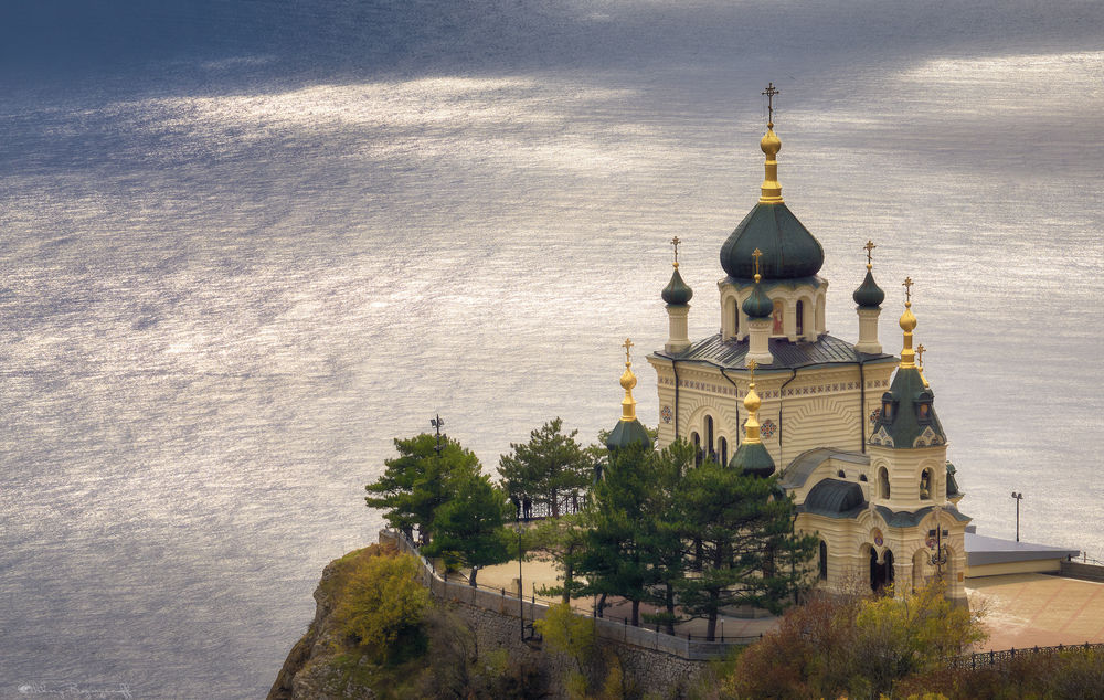 Обои для рабочего стола Храм воскресения Христова, Форос, Крым. Фотограф Богорянов Алексей