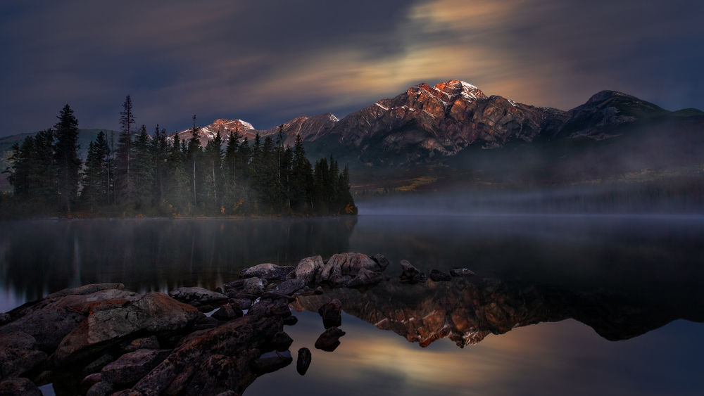 Обои для рабочего стола Jasper National Park / Национальный парк Джаспер, by Perry Hoag