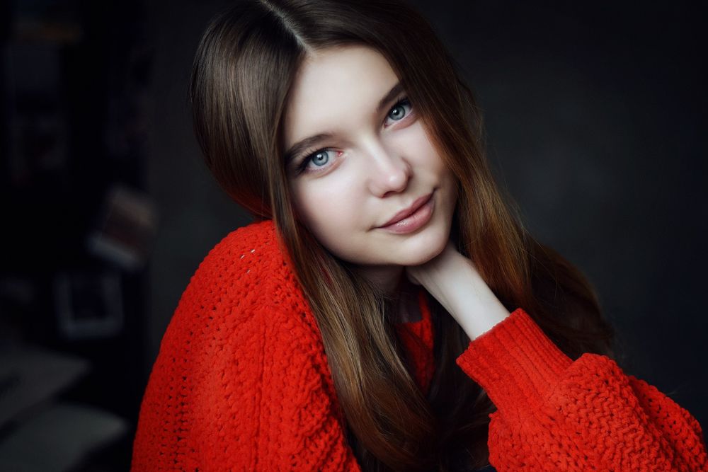 Обои для рабочего стола Модель Кристина Вострухина, фотограф Юрий Несмелов