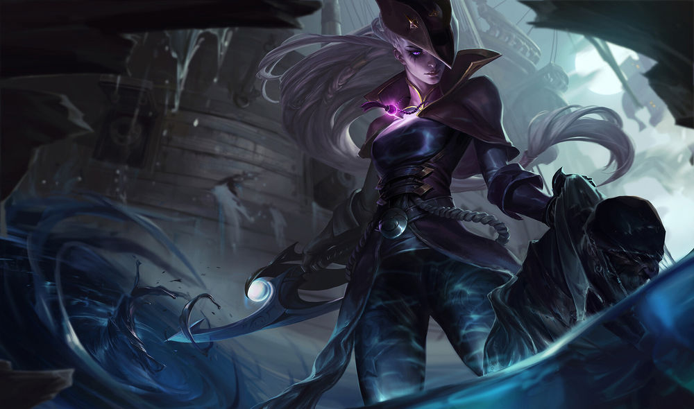 Обои для рабочего стола Diana / Диана из игры League of Legends / Лига Легенд, by crow god