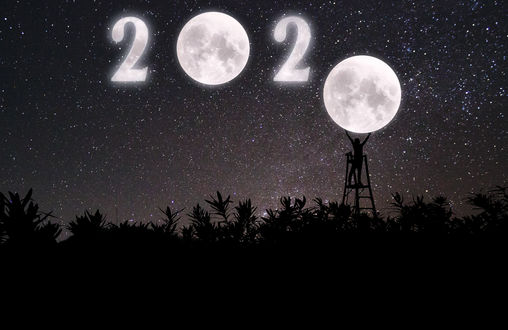 Обои на рабочий стол Работа Happy new year 2020 / счастливого нового года, by SyaibatulHamdi99
