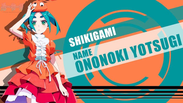 Обои на рабочий стол Yotsugi Ononoki / Ецуги Ононоки из аниме Monogatari Series: Second Season / Цикл историй: Второй сезон, by FiRaFi