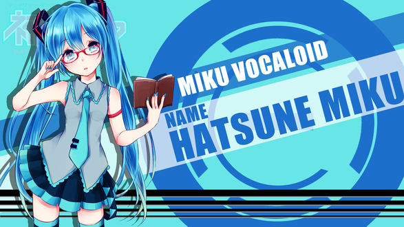 Обои на рабочий стол Vocaloid Hatsune Miku / Вокалоид Хацуне Мику, by FiRaFi