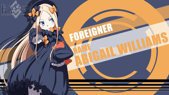 Обои на рабочий стол Abigail Williams / Эбигейл Уильямс из игры Fate / Grand Order, by FiRaFi