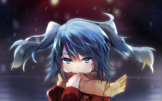 Обои на рабочий стол Vocaloid Hatsune Miku / Вокалоид Хацуне Мику, by AoiKen