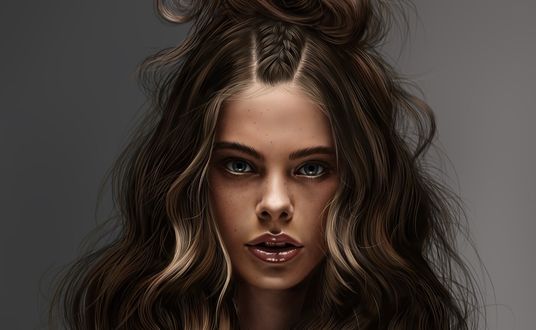 Обои на рабочий стол Модель Meika Woollard / Мэйка Вулард, by Jinsung Lim