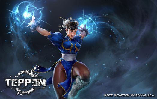 Обои на рабочий стол Сhun-Li / Чун-Ли из игры Street Fighter / Уличный Боец, by jeremy chong